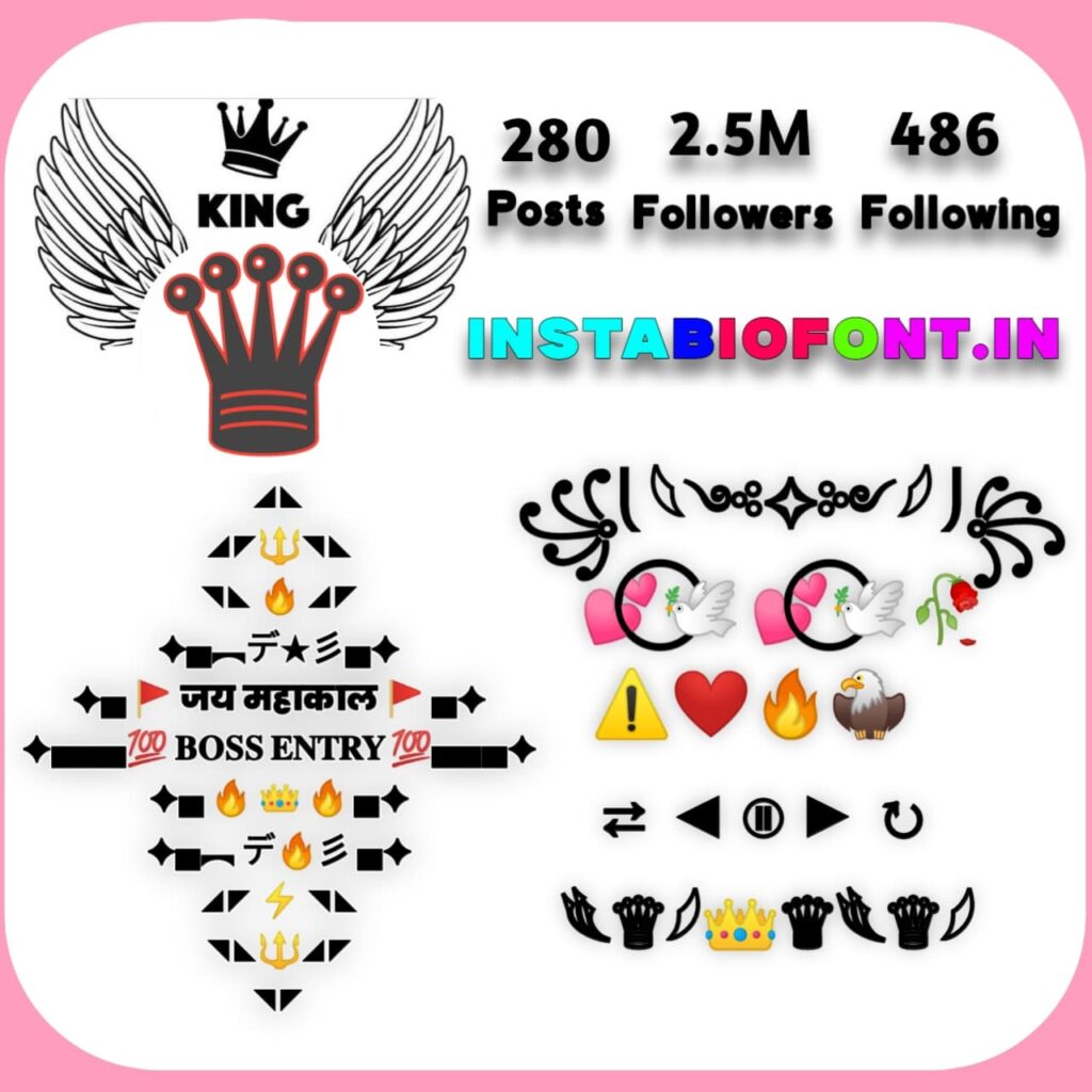 VIP Instagram Bio for Boys & Girls Attitude Stylish 𒆜𝓬𝓸𝓹𝔂𒆜 Emoji Bio For Instagram 2026