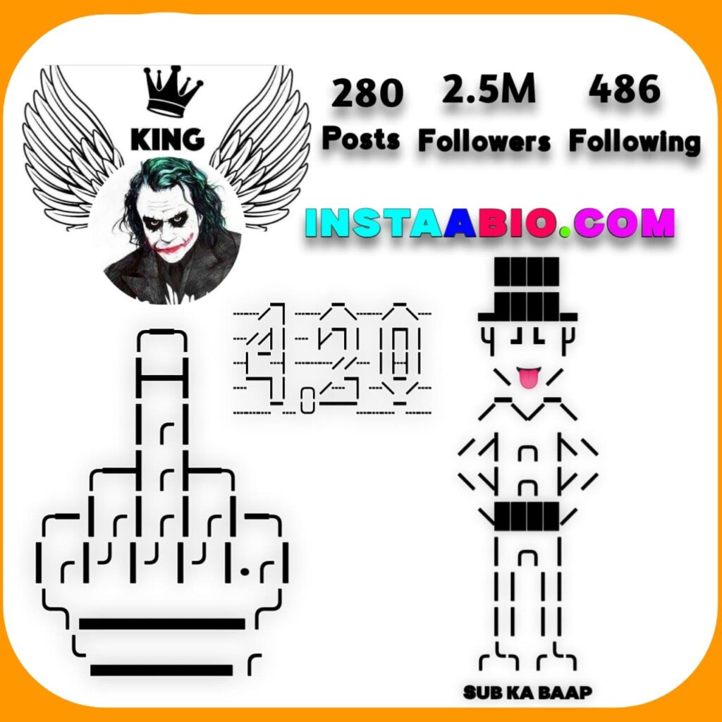VIP Instagram Bio for Boys & Girls Attitude Stylish 𒆜𝓬𝓸𝓹𝔂𒆜 Instagram Bio For Girls Attitude Style Font