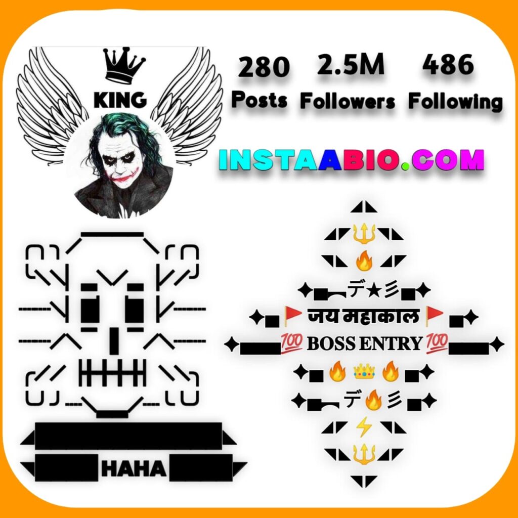 VIP Instagram Bio for Boys & Girls Attitude Stylish 𒆜𝓬𝓸𝓹𝔂𒆜 Stylish Vip Bio For instagram Boys